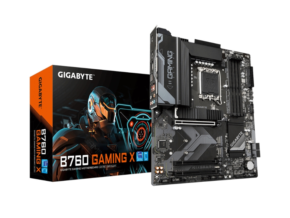 Placa Mãe Gigabyte B760 Gaming X p/ Intel LGA1700, DDR5, ATX