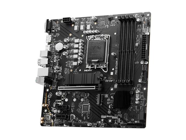 Placa Mãe MSI PRO B760M-P p/ Intel LGA1700, DDR5, ATX