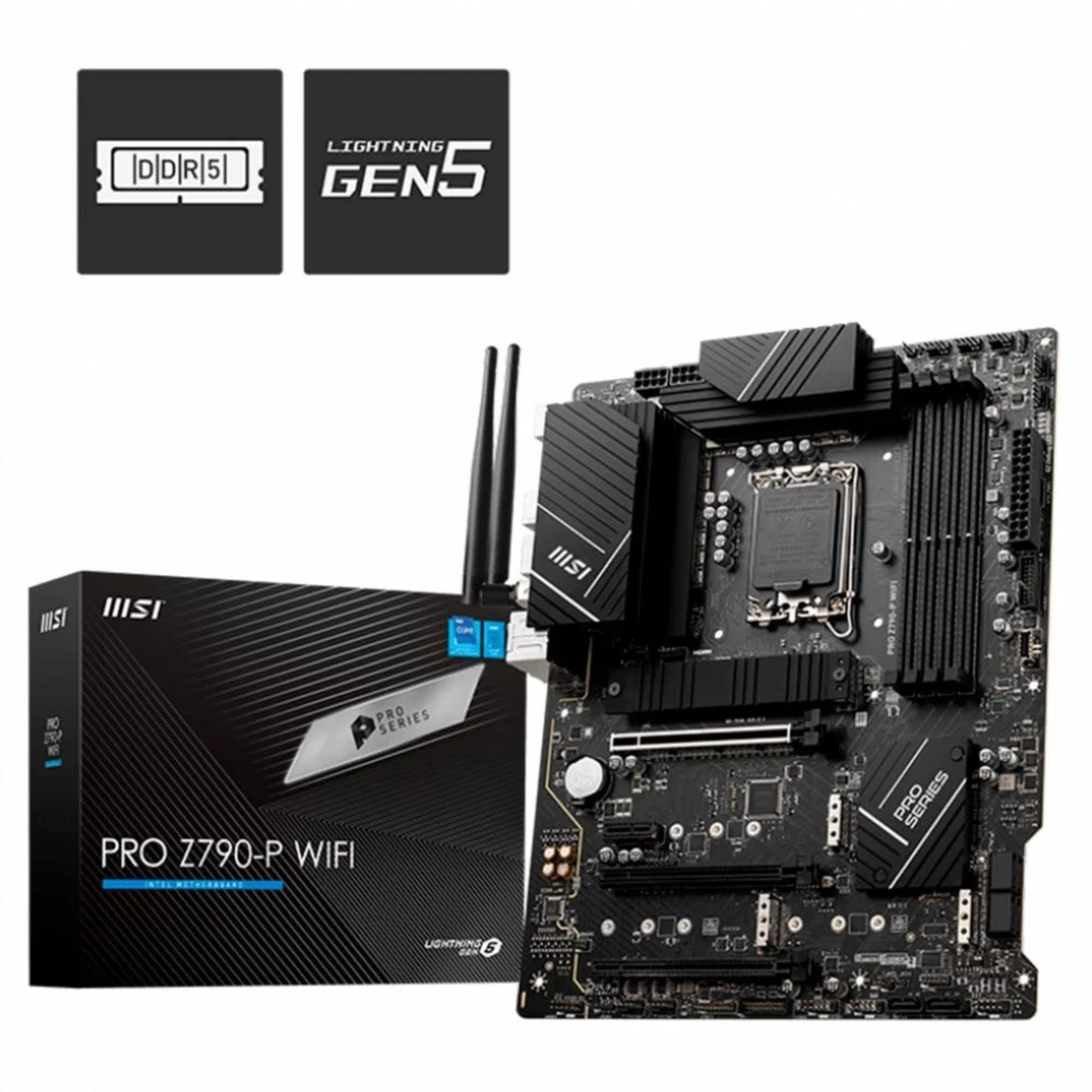 Placa Mãe MSI PRO Z790-P WIFI LGA1700, DDR5